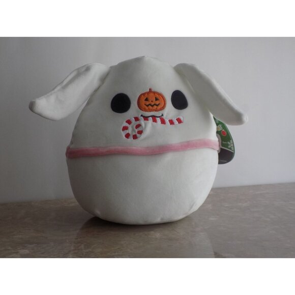 Squishmallows 8" Nightmare Before Christmas Zero with Candy Cane - Picture 1 of 7